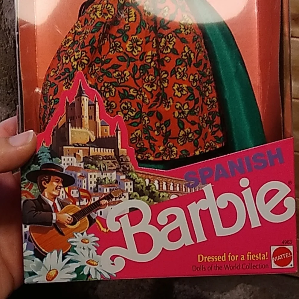 Spanish Barbie New in box unopened special edition dressed for Fiesta